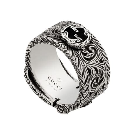 gucci interlocking g ring on hand|gucci garden snake ring.